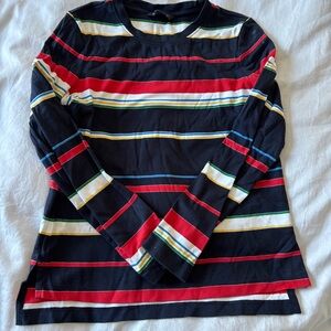 Brooks Brothers Black and White Striped Shirt